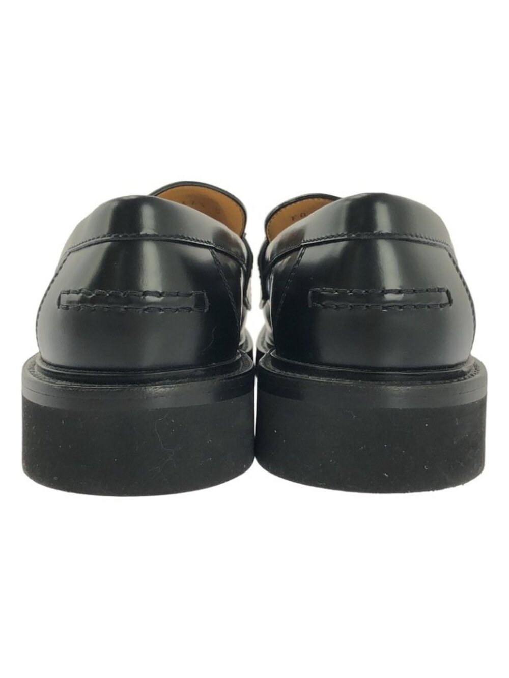 Christian Dior Boy Bicolor Leather Loafers 37 1 2 Black White - Picture 3 of 8